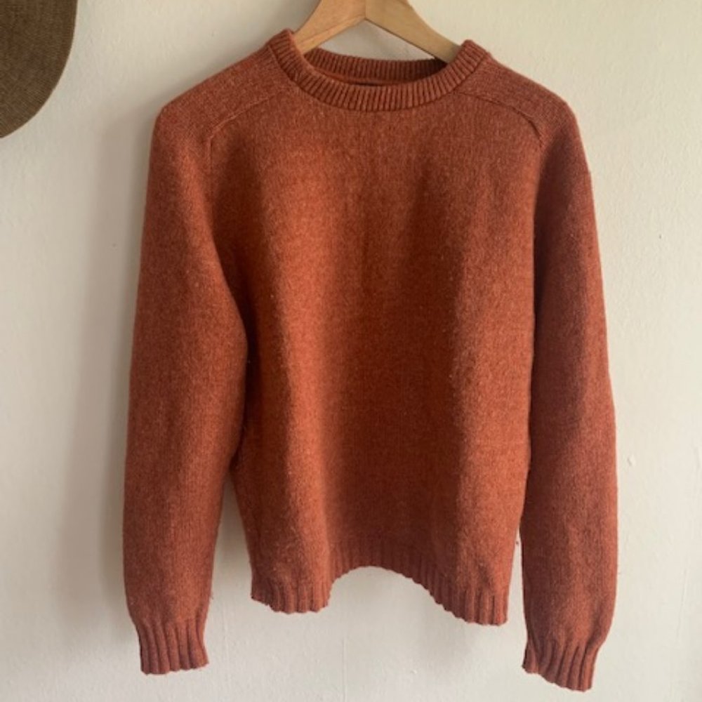 Vintage terracotta color sweater